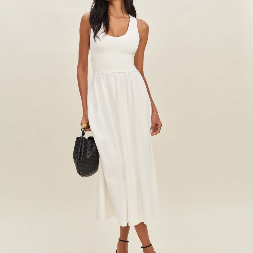 NWT Reformation Walker Knit Dress - Small - Ivory